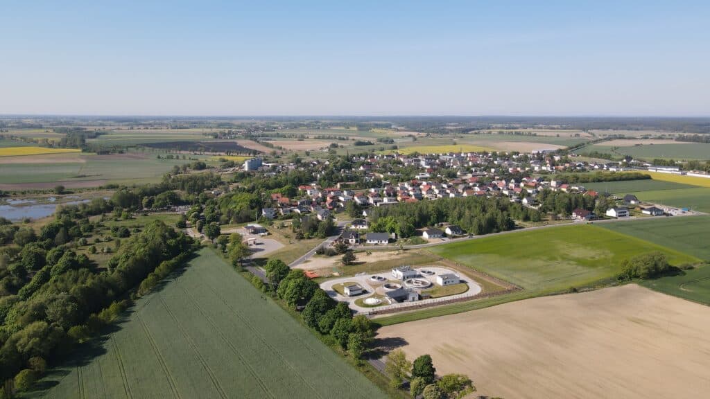 Oczyszczalnia ścieków w Kiszkowie