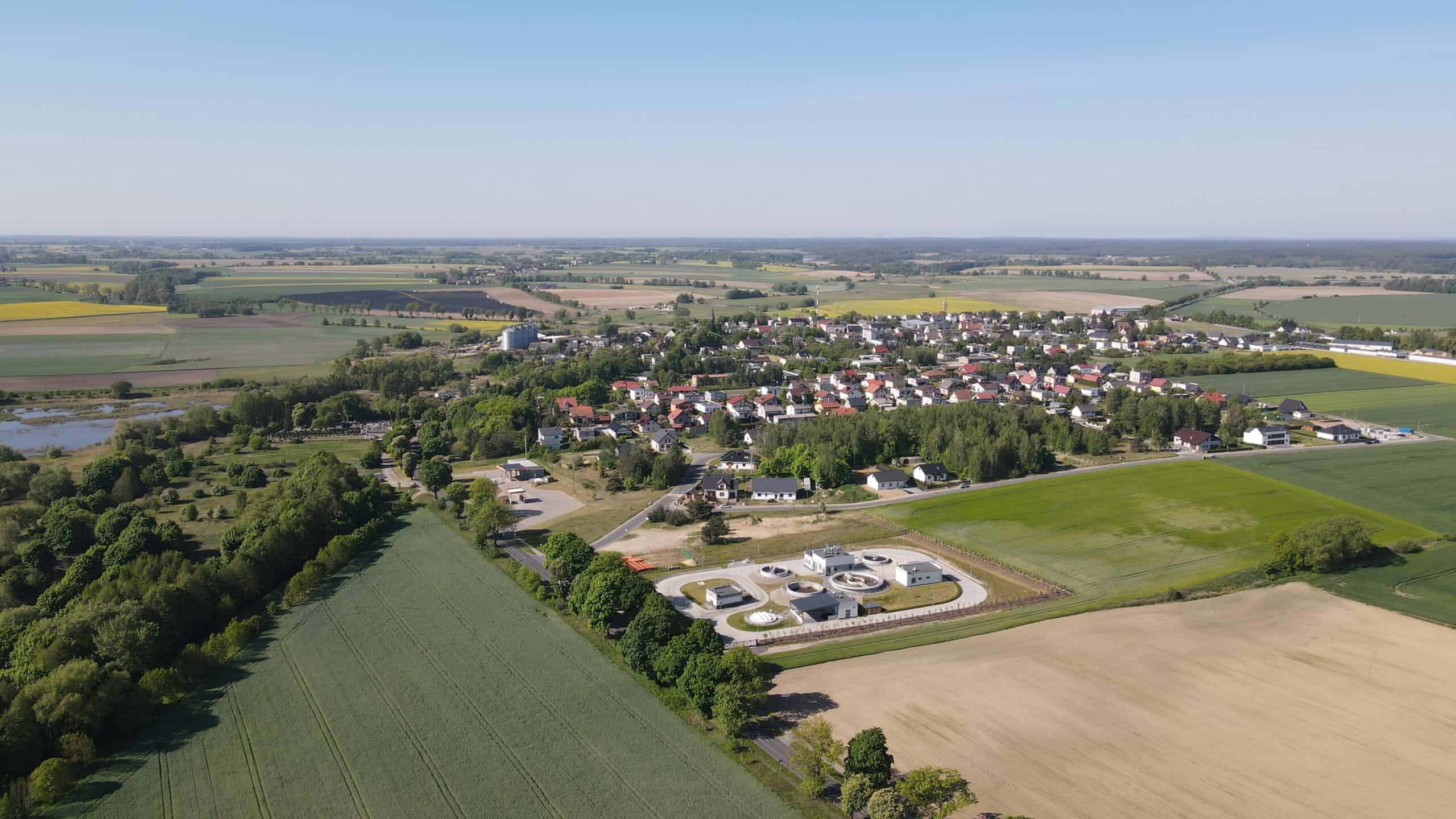 Oczyszczalnia ścieków w Kiszkowie - zdjęcie realizacji